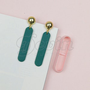 Long oval polymer clay cutters - Dangle earrings polymer clay cutter - Polymer clay tools - 3d printed polymer clay cutters