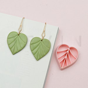 Monstera leaf polymer clay cutters - Tropical leaf polymer clay cutters - Polymer clay tools - 3d printed polymer clay cutters