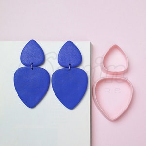 Rounded triangle polymer clay cutters - 3d printed polymer clay tools
