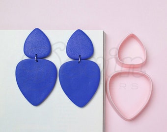 Rounded triangle polymer clay cutters - 3d printed polymer clay tools