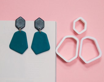 Stone (diamond) shape polymer clay cutters - Polymer clay tools - 3d printed polymer clay cutters
