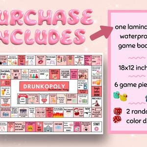 Drunkopoly Bachelorette Party Drinking Game image 3