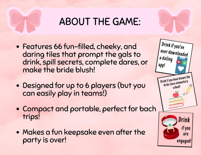 Drunkopoly Bachelorette Party Drinking Game image 4