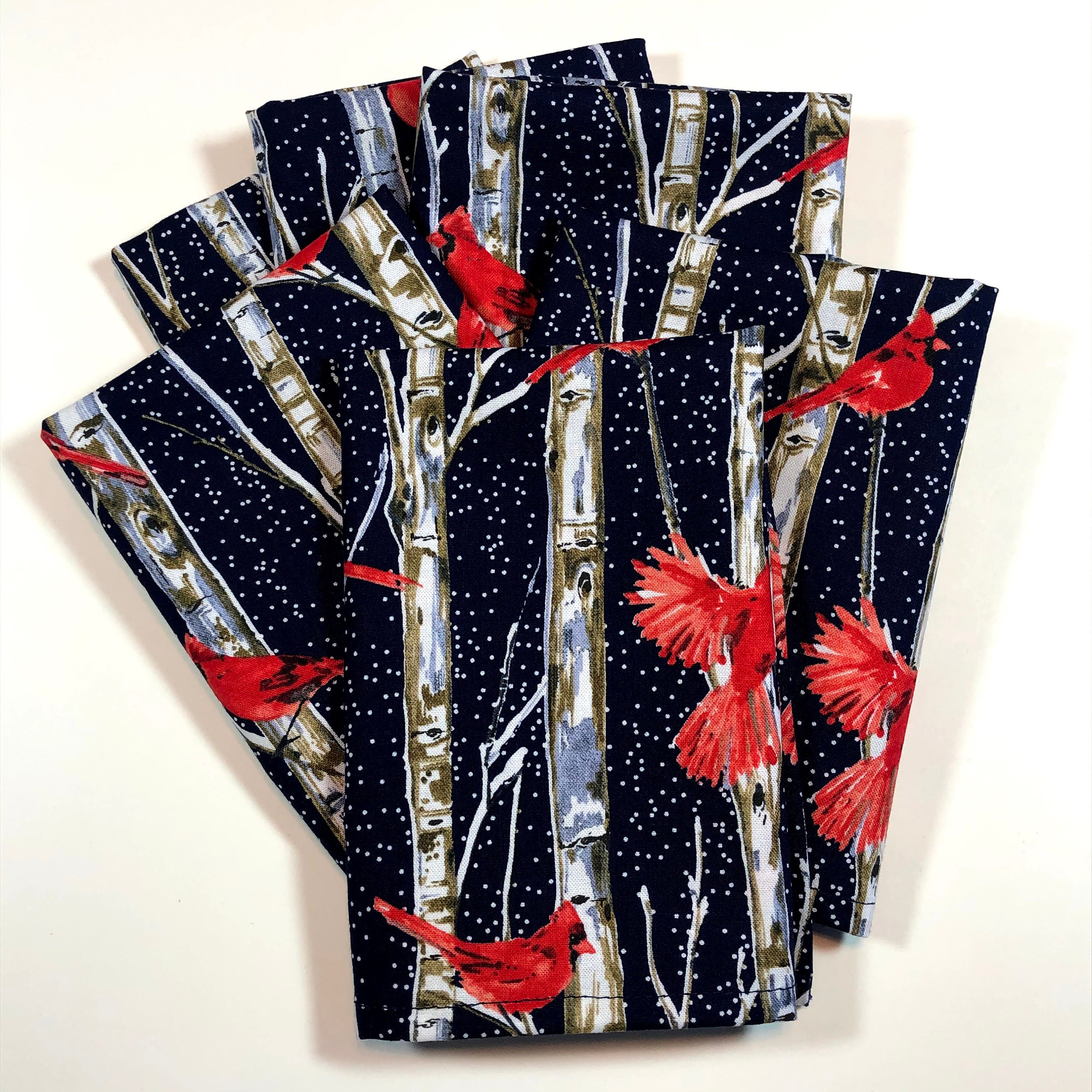 Cardinal Napkins Etsy