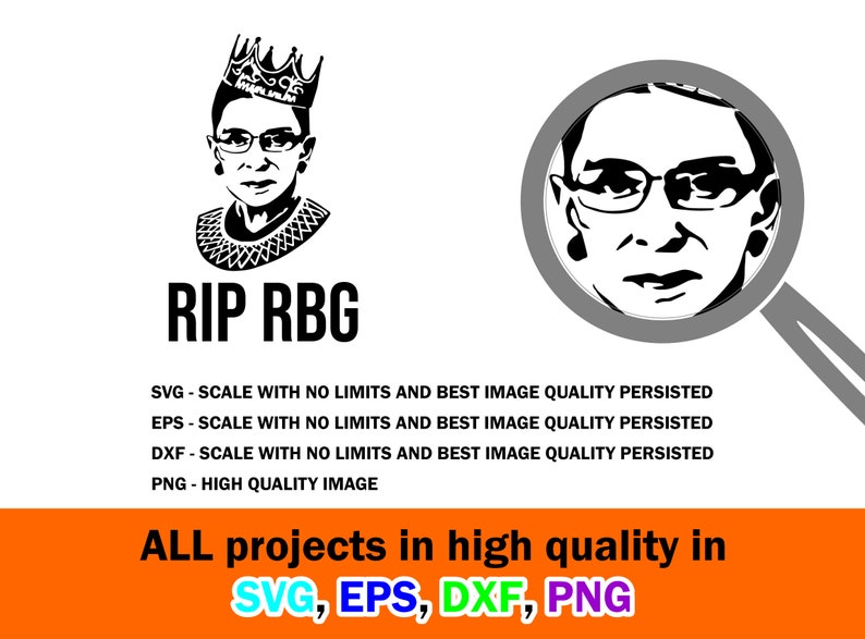 Download Ruth bader ginsburg svg bundleRuth bader ginsburg pngRuth ...