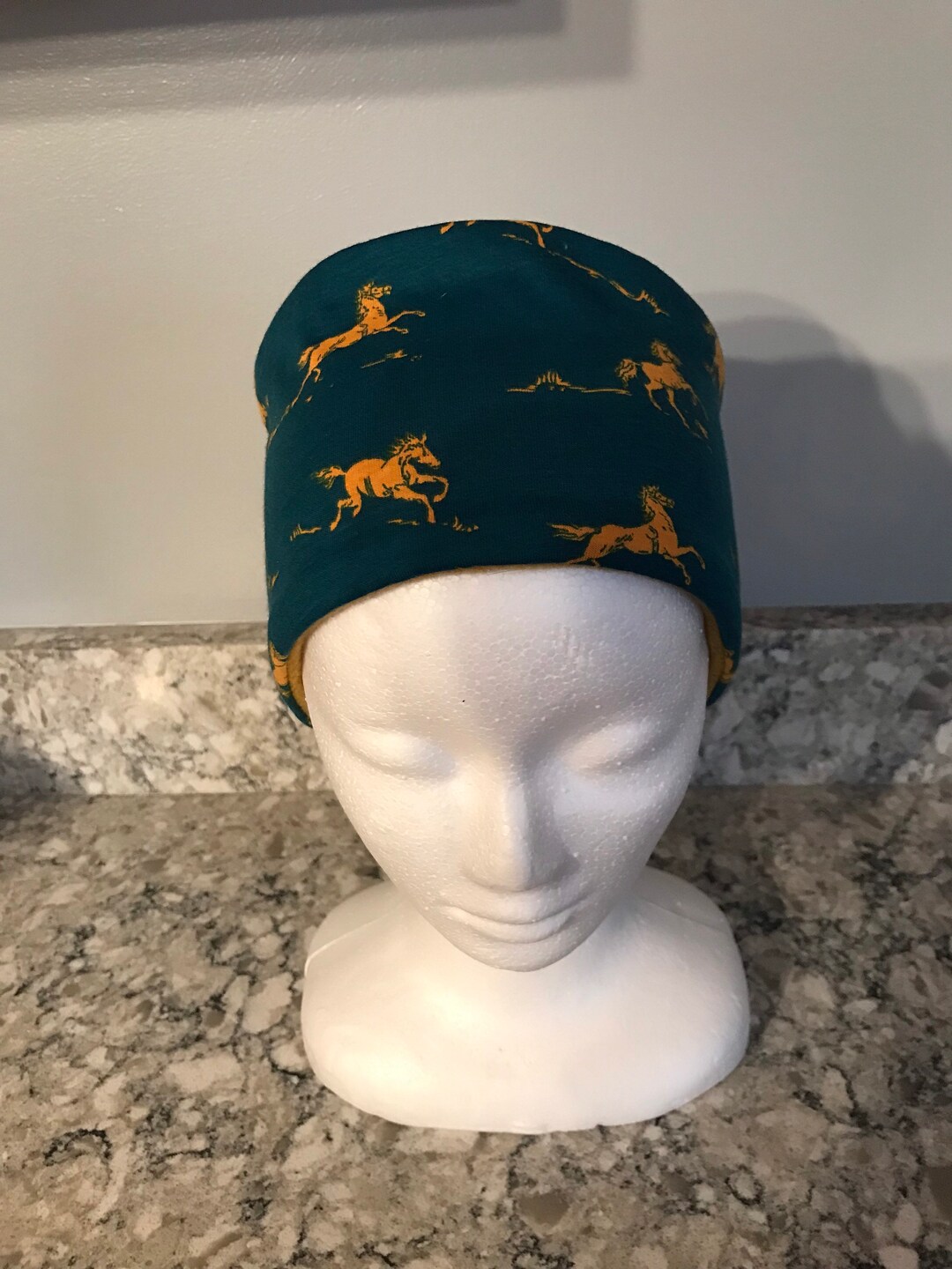 Ear Warmer Headband Equestrian Palomino Horses Etsy