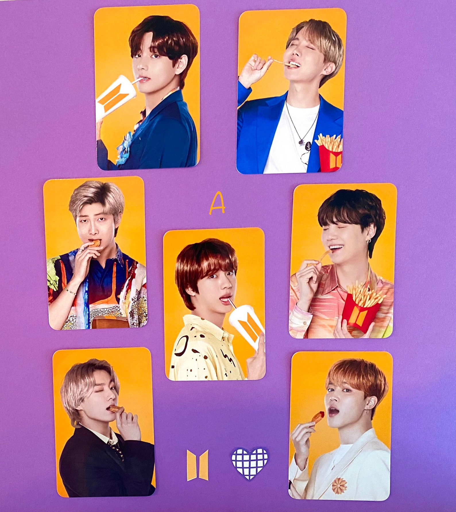 BTS Meal Photocards 방탄소년단 bts Butter army bts member | Etsy
