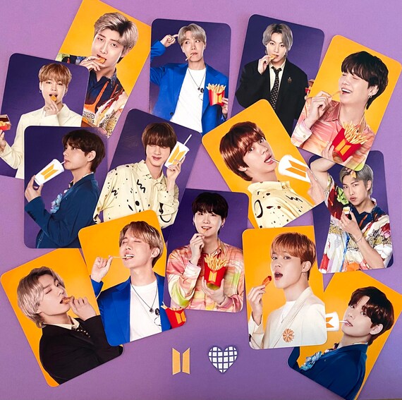 BTS Meal Photocards 방탄소년단 bts Butter army bts member | Etsy