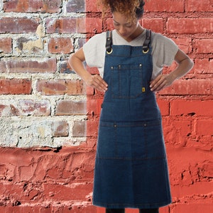 Denim Apron, Chef Apron, Florist apron, Baker apron, Vegan Apron, Bartender Apron, Stylist Apron, Hairdresser Apron, chef Gifts, aprons