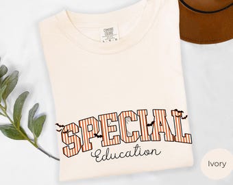 Special Education Teacher Shirt, Comfort Colors Halloween Tee, Spooky Season TShirt, Special ED team tshirt, Autism Awareness Tee
