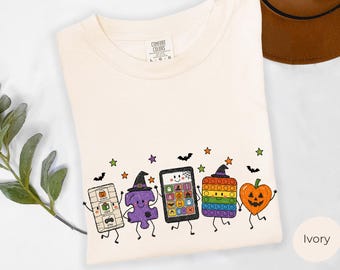 Halloween Autism Shirt, Comfort Colors Neurodiversity Tee, Spooky Inclusion Shirt, Autism Support Gift, SPED Teacher Shirt, Spooky Season