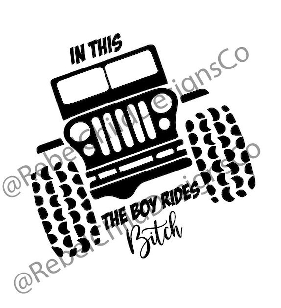Jeep Wrangler Svg File For Cricut And Silhouette Decals And Etsy