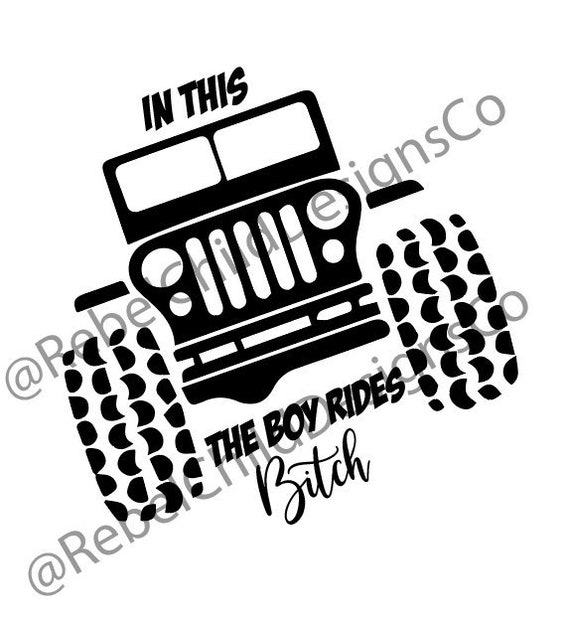 Jeep Wrangler Svg File For Cricut And Silhouette Decals And Etsy