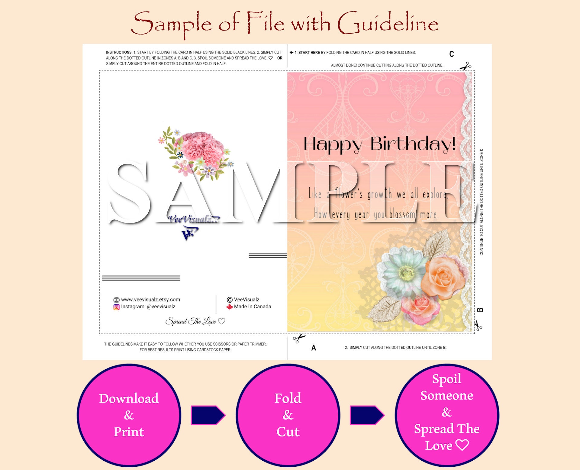 fathers day card from wife printable card meaningful card