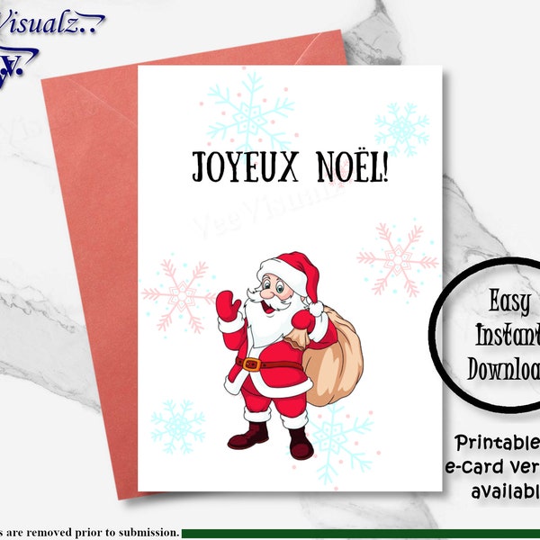 Carte de Noël, Cadeux de Noël, Père de Noël, Carte de Père de Noël, Carte des Fêtes, Cadeau des Fêtes, Carte Cadeau, Noël pour Famille, Noël