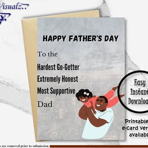 Tarjeta del Día del Padre, Tarjeta imprimible, Papá Hustler, Tarjeta significativa, Tarjeta electrónica, Tarjeta Hustler, Tarjeta del Día del Padre Hustler, Regalo del Día del Padre, Tarjeta del Día del Padre