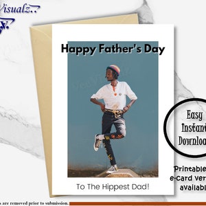Tarjeta del Día del Padre, Tarjeta imprimible, Papá Hip, Tarjeta de Papá Genial, Tarjeta Electrónica, Tarjeta del Día del Padre Genial, Tarjeta del Día del Padre Hip, Regalo del Día del Padre, Tarjeta del Día del Padre
