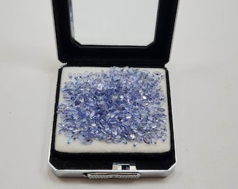 25 Marquise Tanzanit ädelstenar, kalibrerade lösa stenar (2,5 x 5 MM)