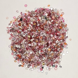 Multi Spinel 1.5 To 2 MM Round Faceted Gemstone, Natural Multi Spinel Cut stone, Spinel Loose Stone, Multi Spinel Stone For Jewelry Making.