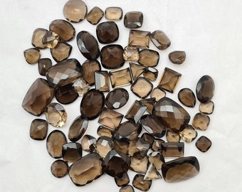 15 inch,creative.100/% Natural code-I.AI Smokey Quartz Facette Shaded Roundale 5 mm appx