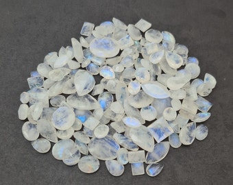AAA Quality MoonstoneWhite Rainbow MoonstoneMoonstone Cabochons36Pcs-58Cts-10x10-Designer MoonstoneLoose Jewelry Making Gemstone-