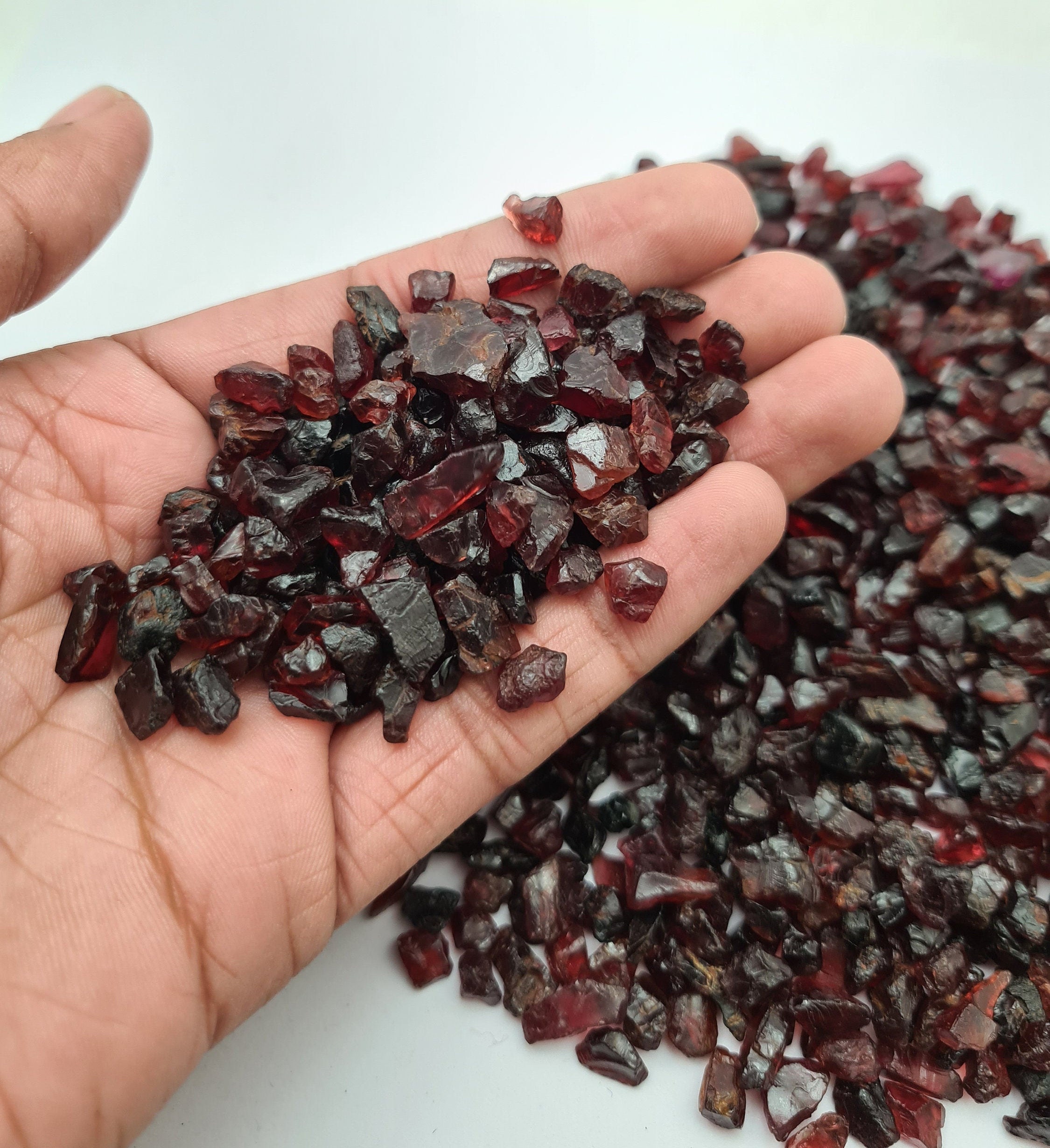 500 Carats Wholesale Red Garnet Rough Natural Raw Garnet - Etsy Norway