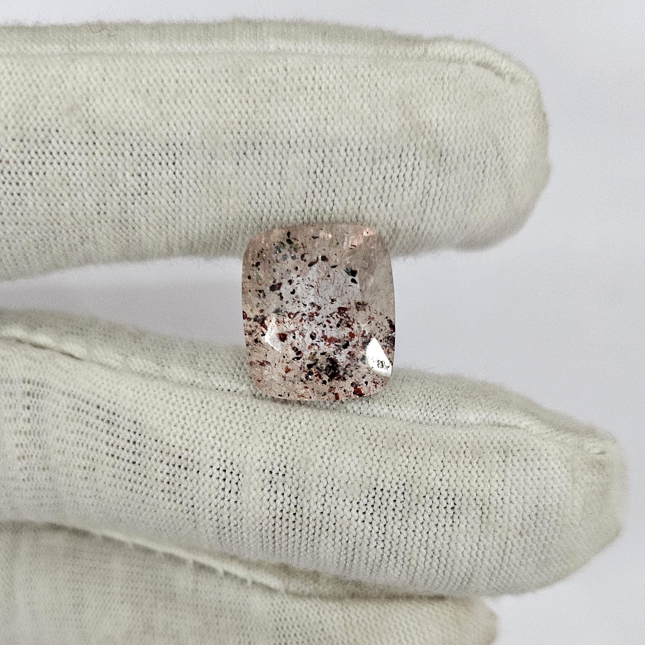 Super Seven Octagon Cut Stone, 13x15 MM, 11.40 Cts Natural Melody