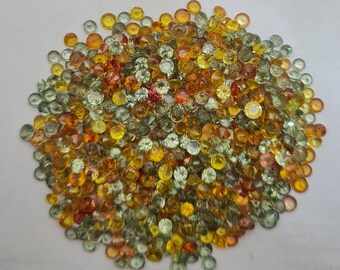 25 Pcs 3-4 MM Round Cut Multi Sapphire, Multi Sapphire Loose Stone, Natural Multi Sapphire 4 Cts Lot, Sapphire Round Cut, Multi Sapphire.