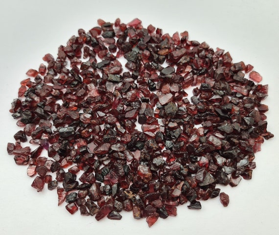 天然レッドガーネット 約160ct 大粒 原石 美赤 天然レッドガーネット原石50個セット、未処理宝石、インド産 - Etsy 日本