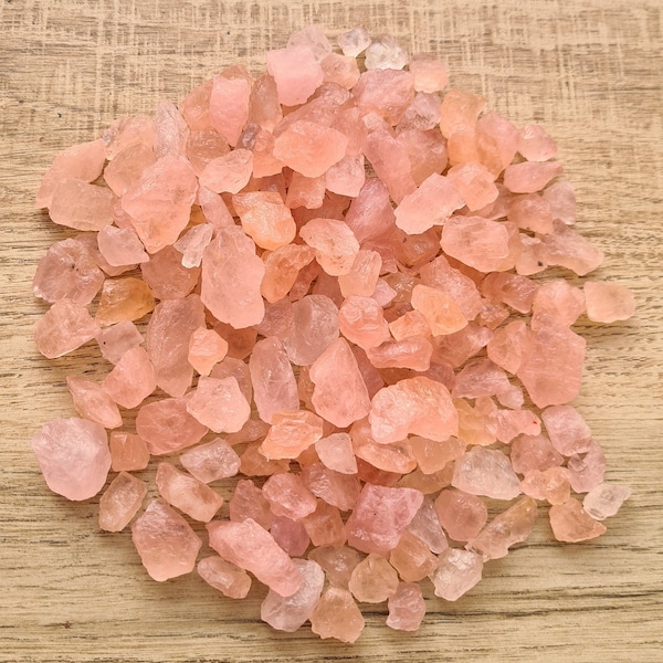 Natural Peach Morganite Rough, Raw Morganite~ Uncut Morganite  Rough~ Untreated Natural Raw Morganite~ Morganite Rough Loose.