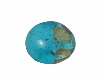 25 MM Turquoise Cabochon, Natural Turquoise Cabochon, Round Shape Blue Turquoise Cabochon, Top Quality Natural Turquoise Loose Stone.