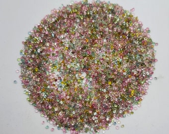 1 MM Rundschliffsteine, natürliche runde Edelsteine, runde facettierte Edelsteine, hochwertige natürliche lose Edelsteine für die Schmuckherstellung.