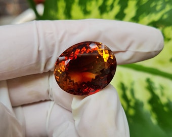 22x19 MM Imperial Topaz Gemstone, Natural Imperial Topaz