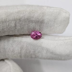 7.5x5.5 MM Oval Pink Tourmaline Cut Stone, Natural Pink Tourmaline Gemstone, 1 Cts Beautiful Pink Tourmaline Loose Stone For Jewelry Making.