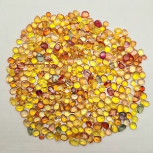 25 stuks Multi Sapphire Cut Stone, Mix Shape Multi Sapphire, 3-5 MM Natural Multi Sapphire, Multi Sapphire Loose Stone, 7 Cts Multi Sapphire.