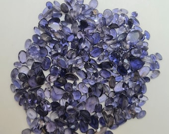 25 Stück Iolith geschliffener Stein, Mix Form Iolith Edelstein, natürlicher Iolith facettierter Stein, Iolith loser Stein, Iolith Schliff für die Schmuckherstellung.