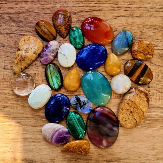 Gemstone cabochons for jewelry making sale