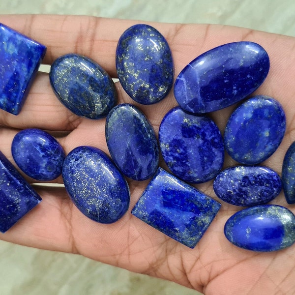 AAA Quality Natural Lapis Lazuli Cabochon Mix Shape Cabochons Wholesale Lot~ Lapis Lazuli Cabochon~Lapis Lazuli Loose Stone~ Lapis Cabochon.