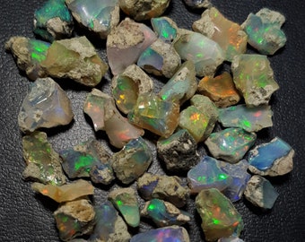100 Karat AAA äthiopische Opal-Rohsteine, natürlicher Rohopal