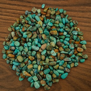 100 Carat Natural Turquoise Gemstone, Turquoise Drilled~ Tibetan Turquoise Nugget ~ Turquoise Loose Stone Lot~ Mix Shape Turquoise