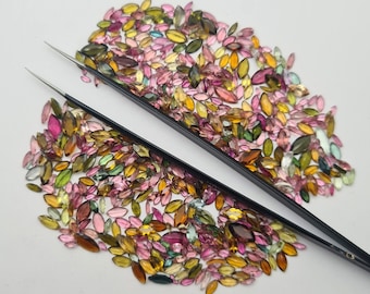 Multi Color Turmalin Marquise Cut Edelsteine, 2-6 mm Kleinstein