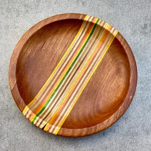 Small Cherry and Recycled Skateboard Dish, Handmade Upcycled Bowl, Skater Gift, Decorative Trinket Tray