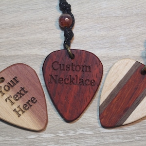 PARKOUR Custom Guitar Pick Pendant Necklace Keychain
