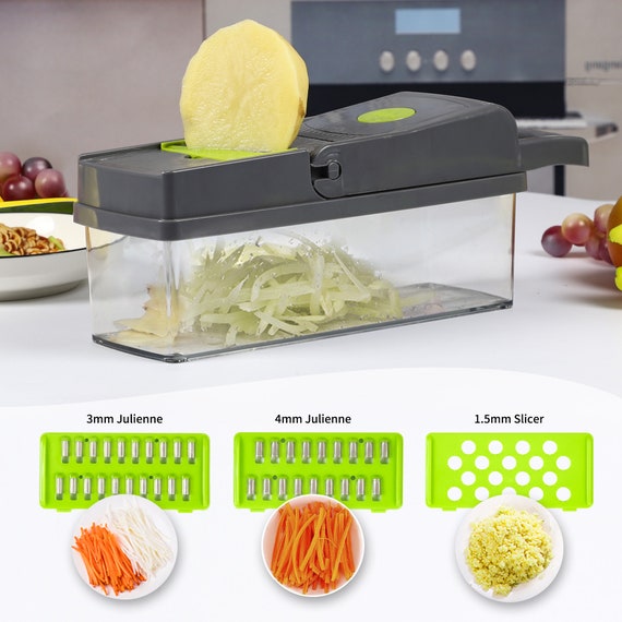 Vegetable Chopper,pro 11 in 1 Multifunctional Vegetable Chopper