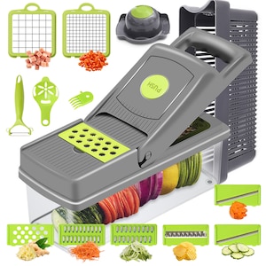 12 In 1 Manual Vegetable Chopper Kitchen Gadgets Food Chopper