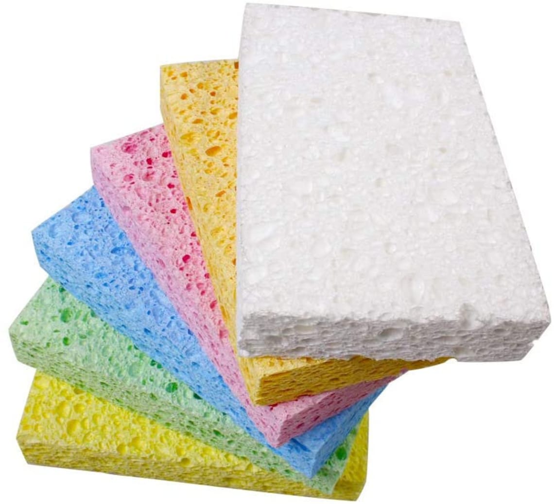 Cleaning Scrub Sponge Heavy Duty Compressed Cellulose Etsy