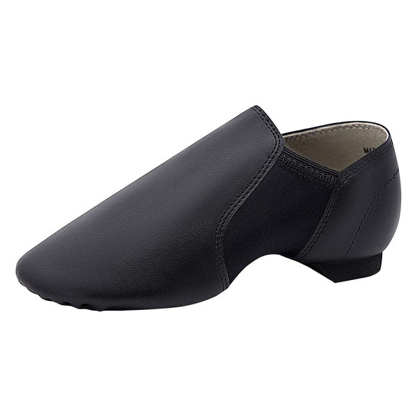 PU Leather Slip-On Jazz Shoes for Women