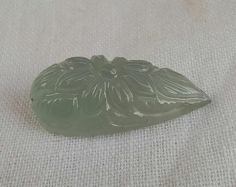 FlUORITE, Natural Fluorite Fluorite Carving Fluorite Loose Gemstone Size 20*10*6.5 mm For Jewelry