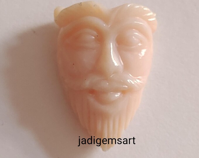 NATURAL PINK Opalgemstone Face Carved Gemstone Fancy Shape Hand natural-pink-opalgemstone-face-carved-gemstone-fancy-shape-hand