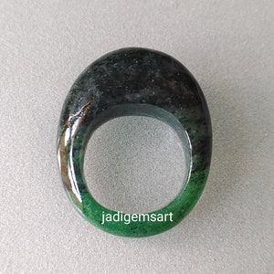 1 Piece Snake Ruby Zoisite Carved Polished Single Gemstone Ring| Hand Carved Ring Size
